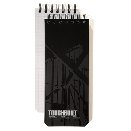 TOUGHBUILT Grid Notebooks (Medium), PK2 TB-56-M-2
